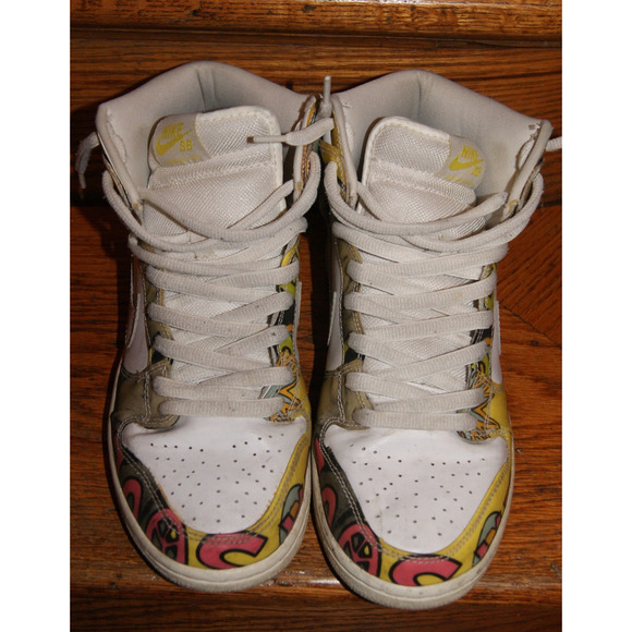 Nike SB Dunk High de La Soul White Mens Size 9 - 2014 main image 4